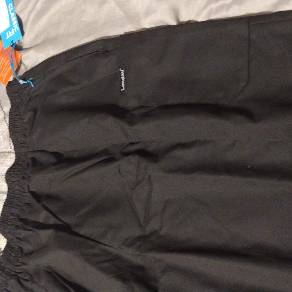New Landau women's scrub pants two black pair size XXL - Picture 12 of 16